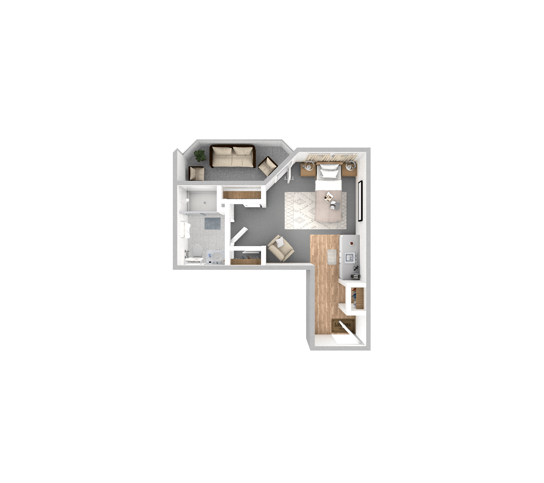 Suite | One Bathroom